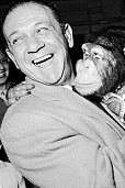 Sid James and friend