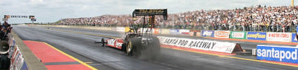 Santa Pod drag racing