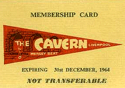 Cavern card 1964