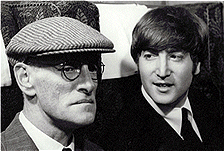 John Lennon and Wilfred Brambell - A Hard Day's Night